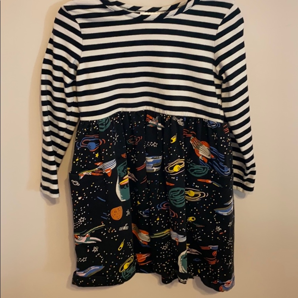Hanna Andersson girls outer space dress